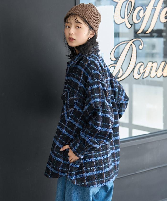 CPO格紋襯衫夾克