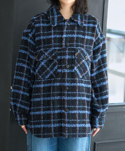 CPO格紋襯衫夾克