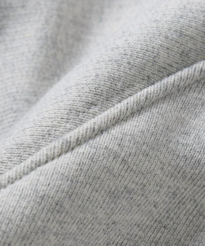 COMFORT HEATHER 復古風格內刷毛插肩圓領衛衣