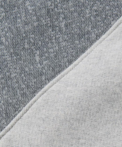 COMFORT HEATHER 復古風格內刷毛插肩圓領衛衣