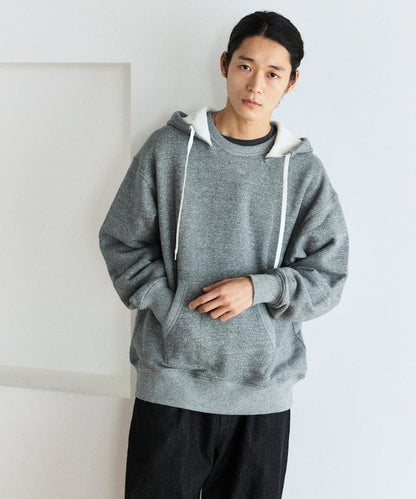 COMFORT HEATHER 復古風格加絨連帽衛衣