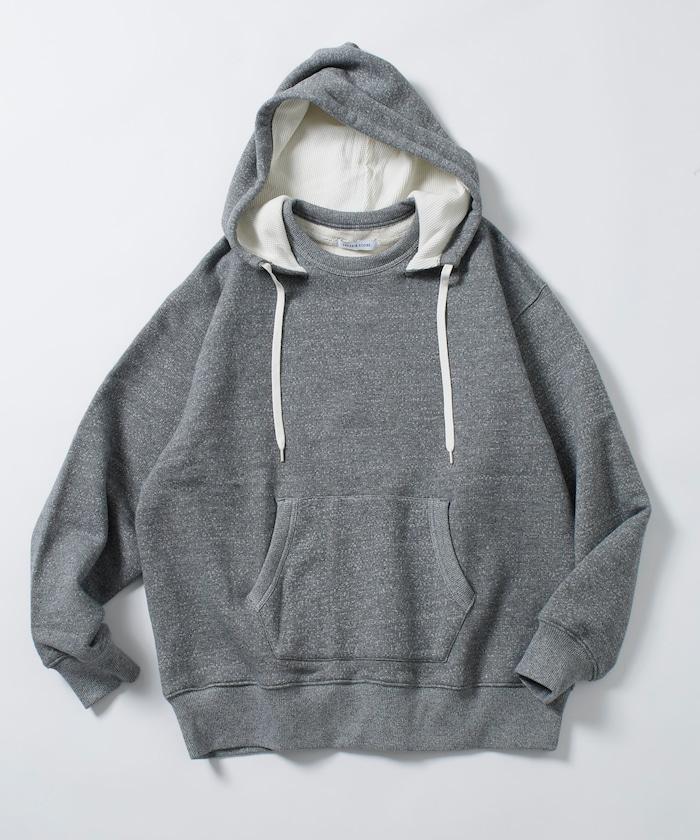 COMFORT HEATHER 復古風格加絨連帽衛衣