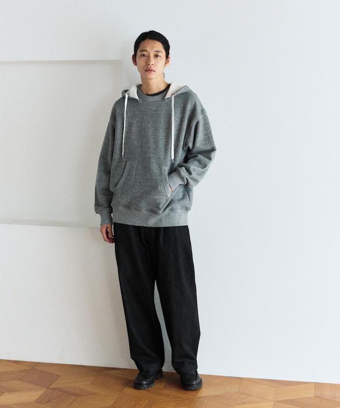 COMFORT HEATHER 復古風格加絨連帽衛衣