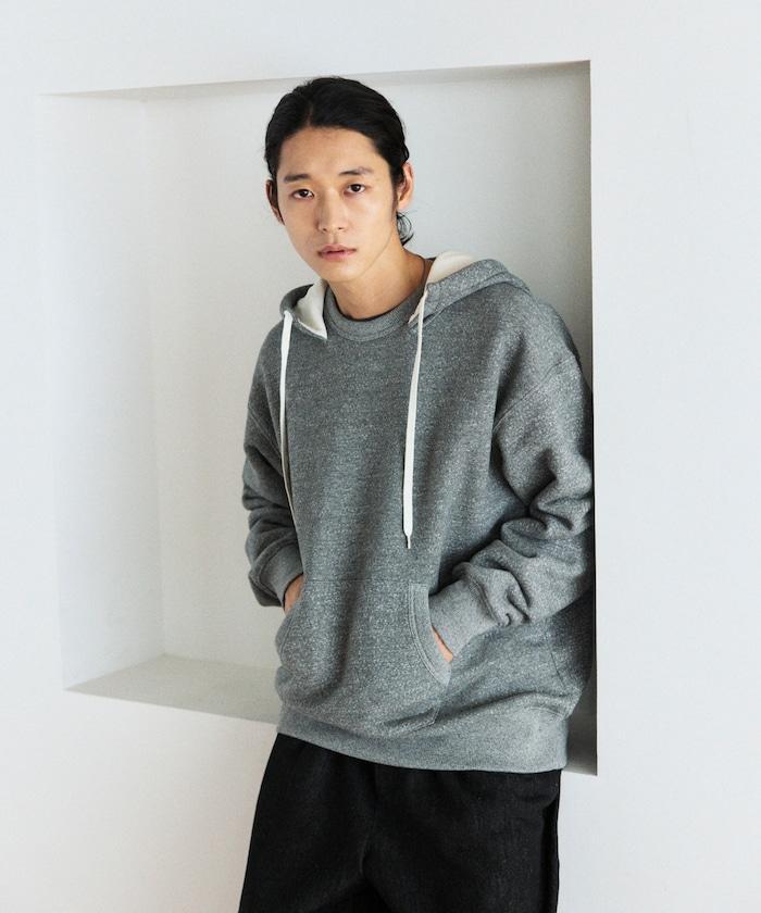 COMFORT HEATHER 復古風格加絨連帽衛衣