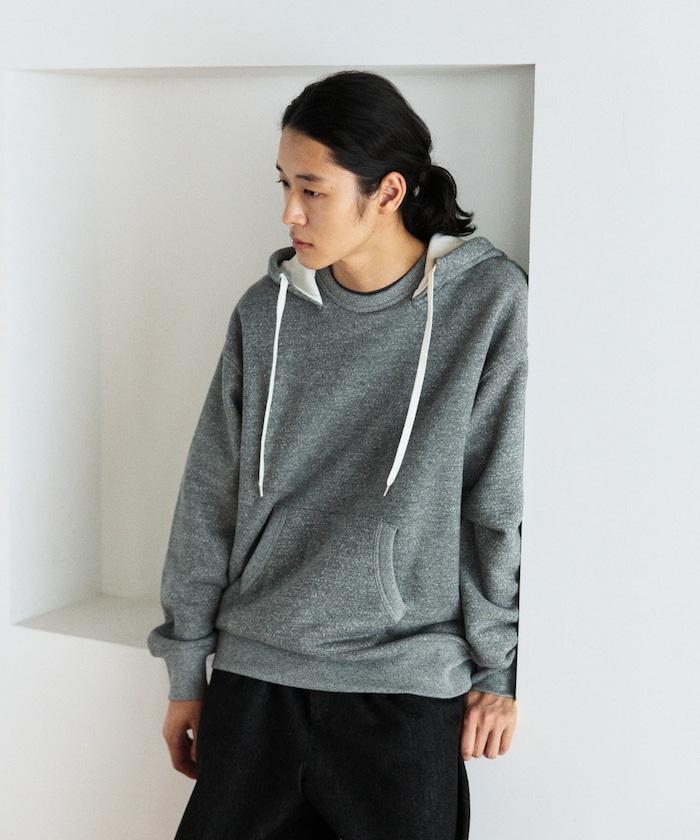 COMFORT HEATHER 復古風格加絨連帽衛衣