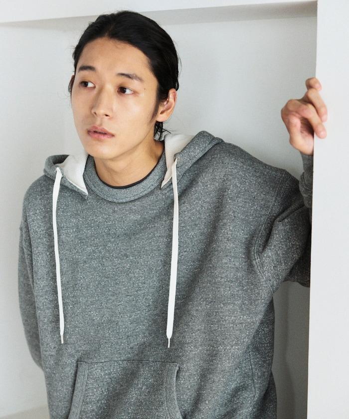 COMFORT HEATHER 復古風格加絨連帽衛衣