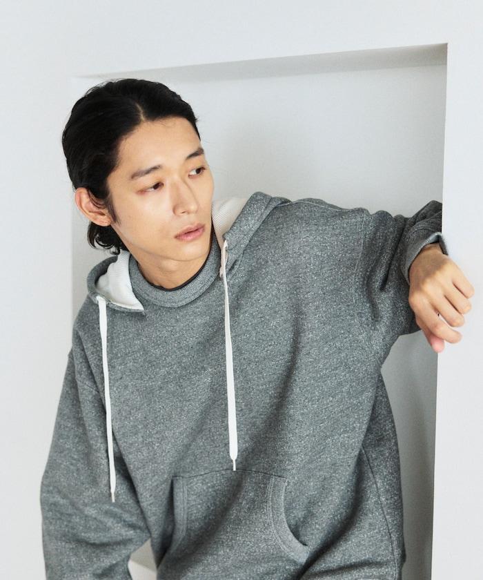 COMFORT HEATHER 復古風格加絨連帽衛衣