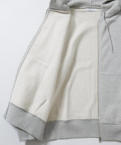 COMFORT HEATHER 復古風格 內刷毛 拉鍊連帽衛衣