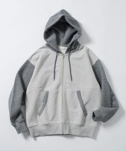 COMFORT HEATHER 復古風格 內刷毛 拉鍊連帽衛衣