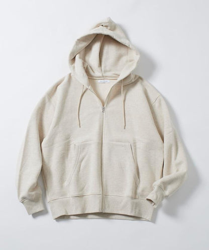 COMFORT HEATHER 復古風格 內刷毛 拉鍊連帽衛衣