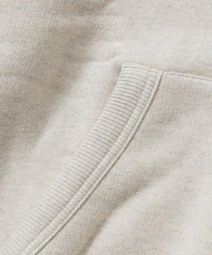 COMFORT HEATHER 復古風格 內刷毛 拉鍊連帽衛衣