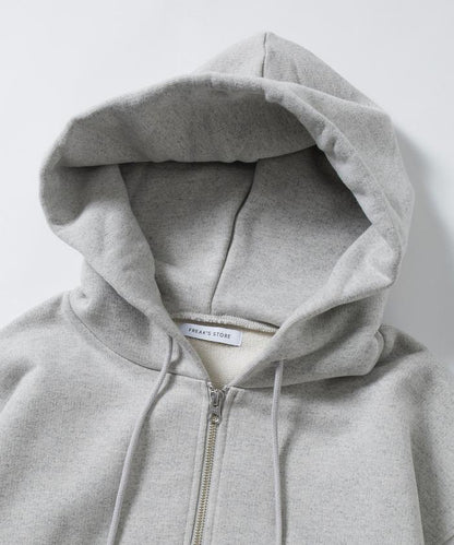 COMFORT HEATHER 復古風格 內刷毛 拉鍊連帽衛衣