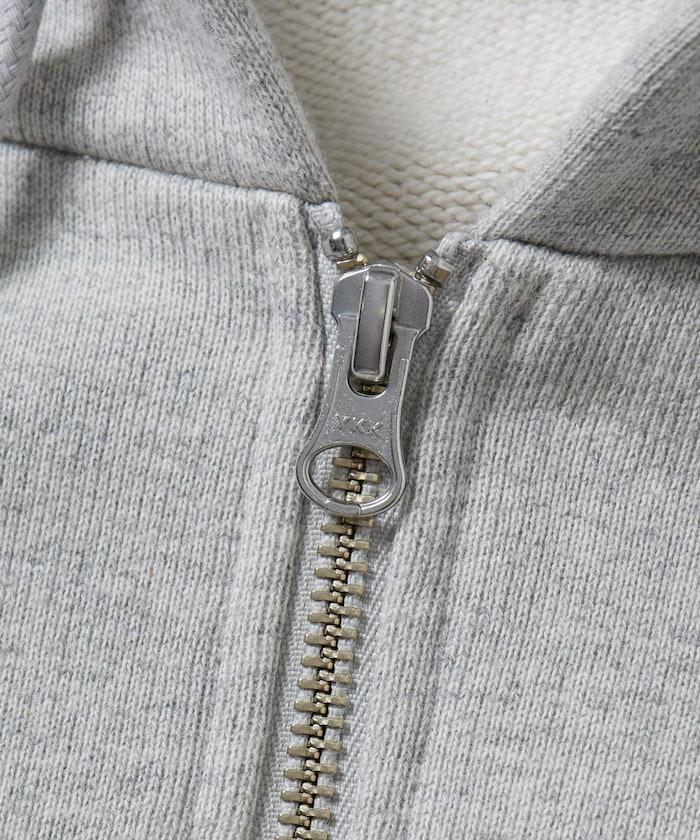 COMFORT HEATHER 復古風格 內刷毛 拉鍊連帽衛衣