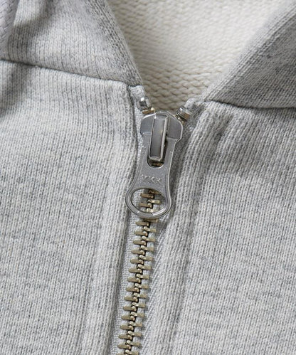 COMFORT HEATHER 復古風格 內刷毛 拉鍊連帽衛衣