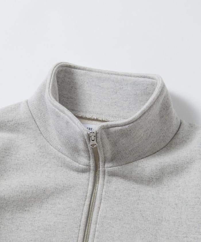 COMFORT HEATHER 復古風格加絨半拉鍊衛衣