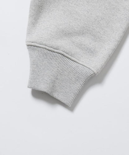 COMFORT HEATHER 復古風格加絨半拉鍊衛衣