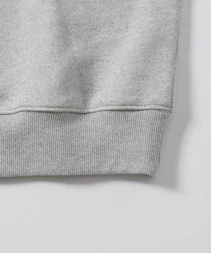 COMFORT HEATHER 復古風格加絨半拉鍊衛衣