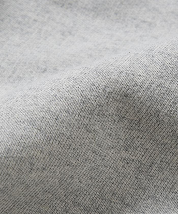 COMFORT HEATHER 復古風格加絨半拉鍊衛衣