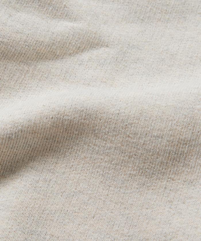 COMFORT HEATHER 復古風格加絨半拉鍊衛衣