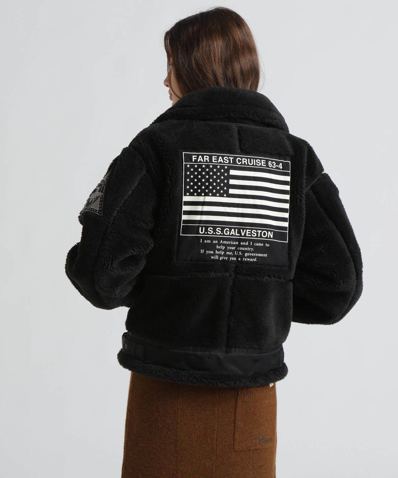 WOMAN RETORO BOA B-3 TOPGUN