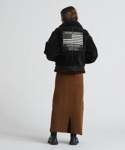 WOMAN RETORO BOA B-3 TOPGUN
