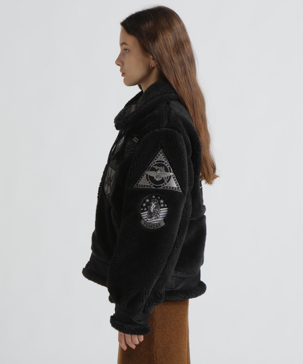WOMAN RETORO BOA B-3 TOPGUN