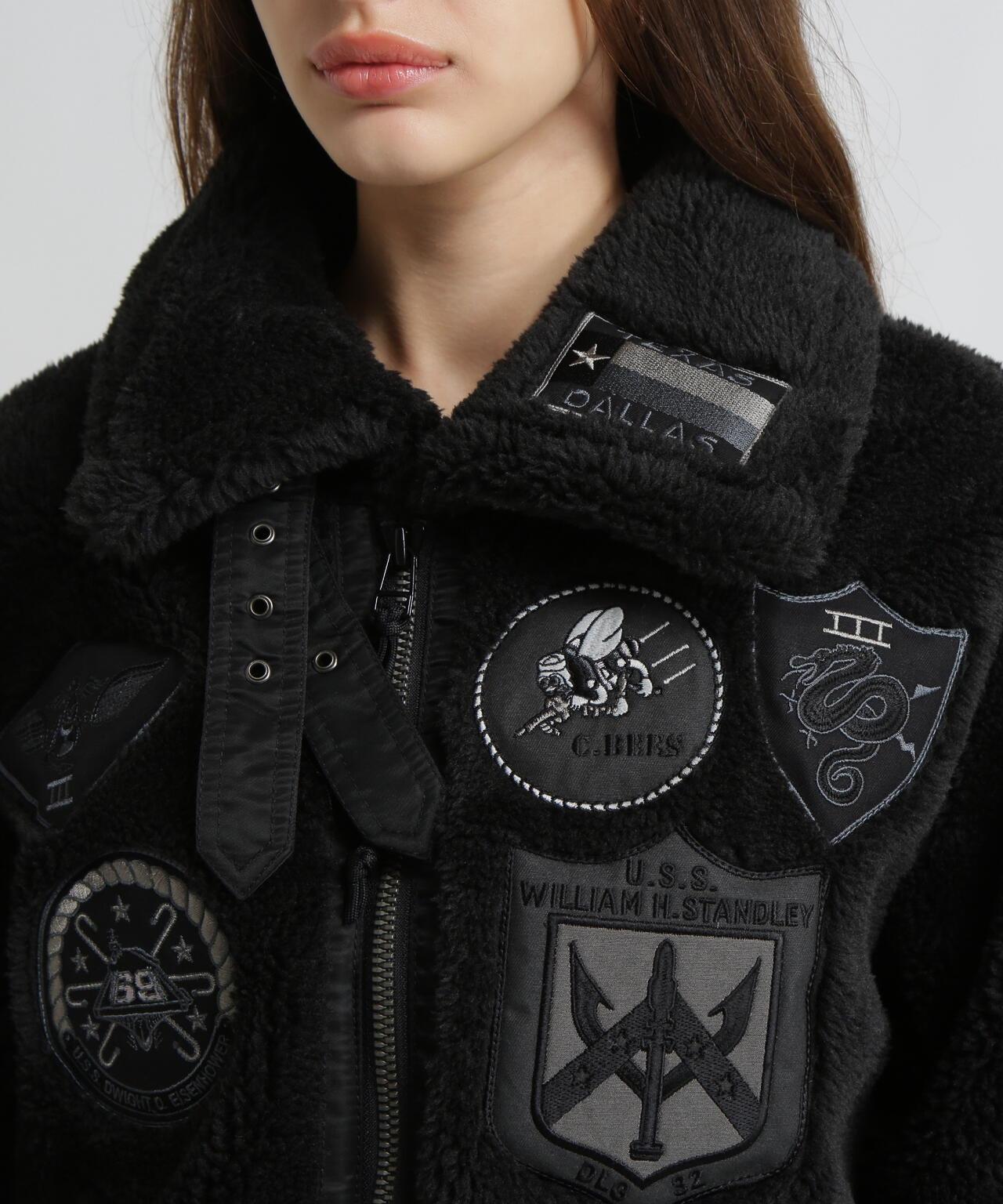 WOMAN RETORO BOA B-3 TOPGUN
