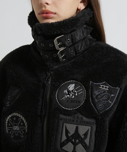 WOMAN RETORO BOA B-3 TOPGUN