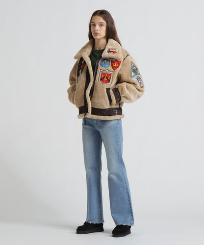 WOMAN RETORO BOA B-3 TOPGUN