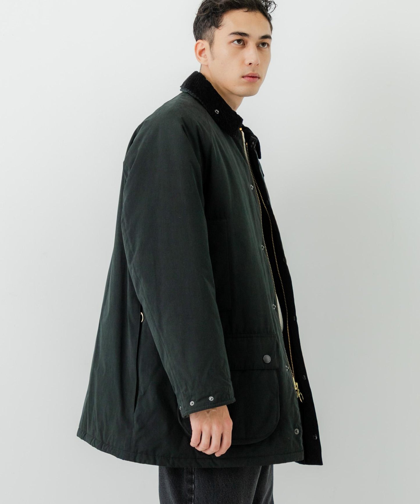 Barbour×URBAN RESEARCH 加厚寬鬆BEAUFORT夾克
