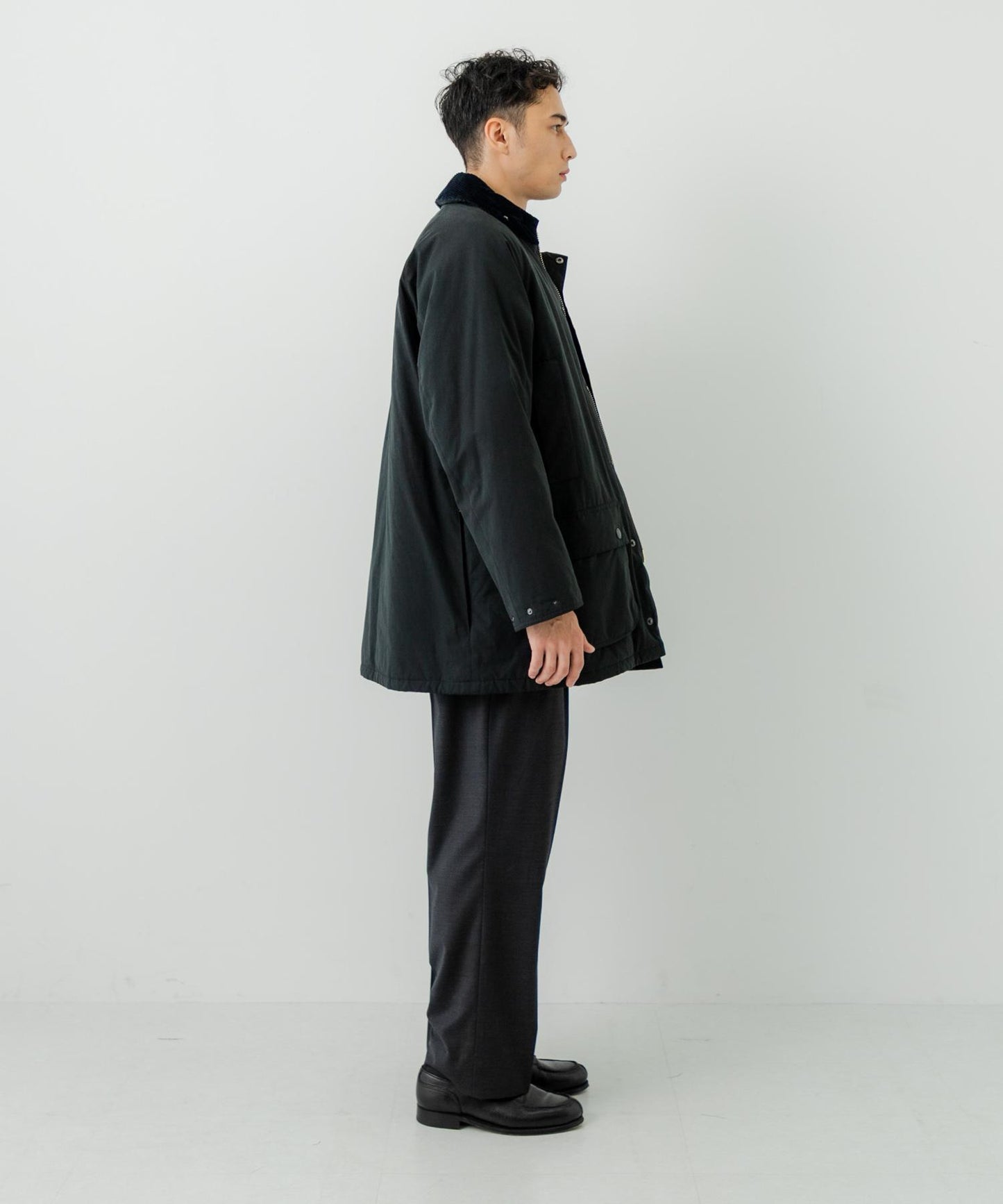Barbour×URBAN RESEARCH 加厚寬鬆BEAUFORT夾克