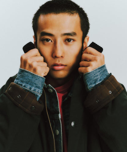 Barbour×URBAN RESEARCH 加厚寬鬆BEAUFORT夾克