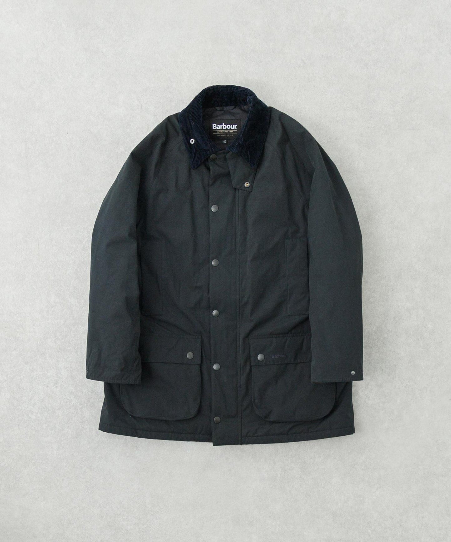 Barbour×URBAN RESEARCH 加厚寬鬆BEAUFORT夾克