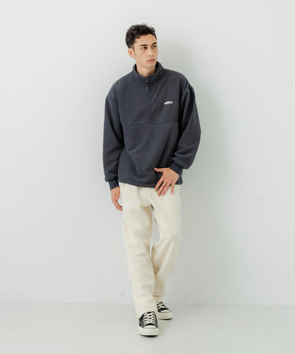 THOUSAND MILE×URBAN RESEARCH 針織抓絨半拉鍊套頭衫