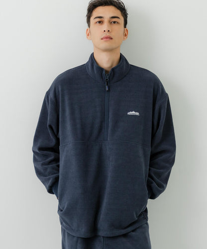 THOUSAND MILE×URBAN RESEARCH 針織抓絨半拉鍊套頭衫