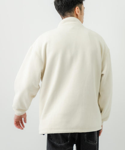 THOUSAND MILE×URBAN RESEARCH 針織抓絨半拉鍊套頭衫