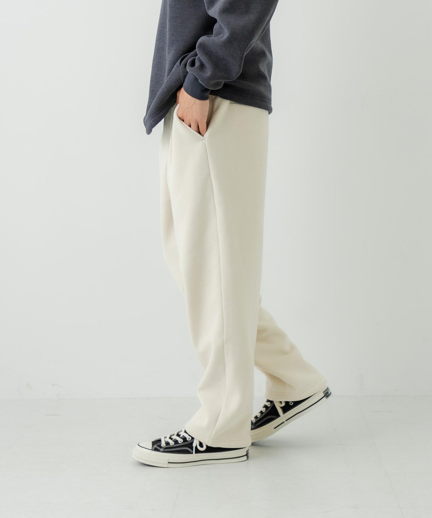 『聯名』THOUSAND MILE×URBAN RESEARCH 針織抓絨長褲