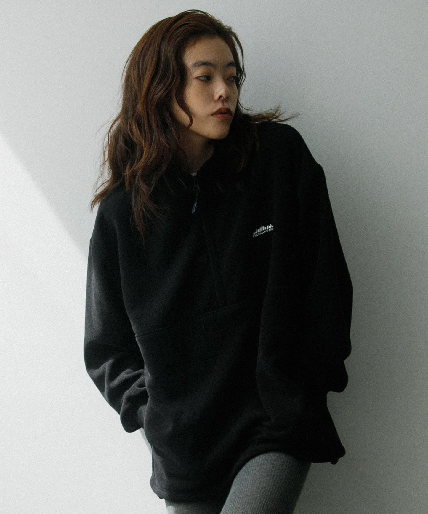 THOUSAND MILE×URBAN RESEARCH 針織抓絨半拉鍊套頭衫