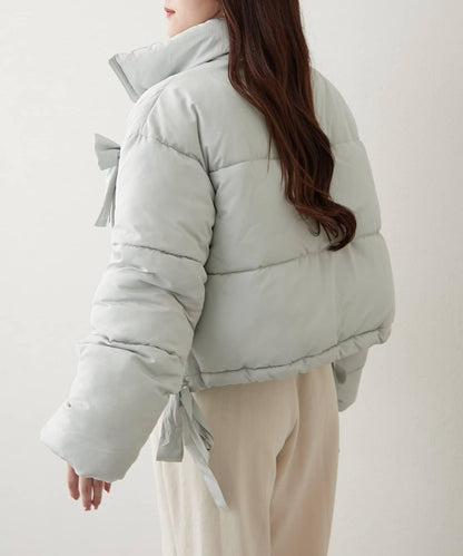 冬季保暖可拆卸蝴蝶結棉服【RMAF】