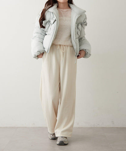 冬季保暖可拆卸蝴蝶結棉服【RMAF】