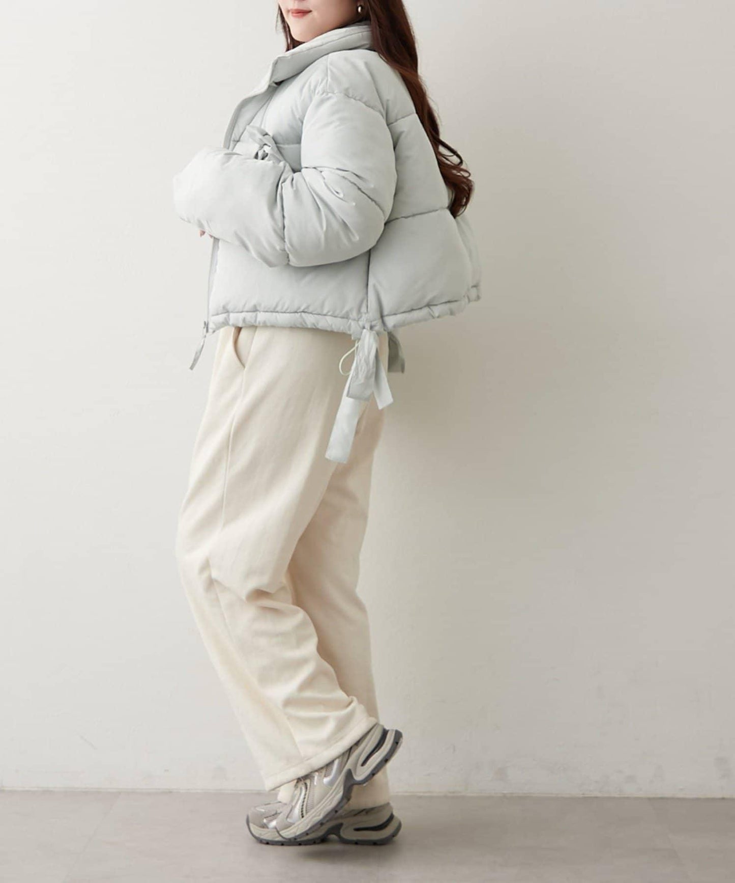 冬季保暖可拆卸蝴蝶結棉服【RMAF】