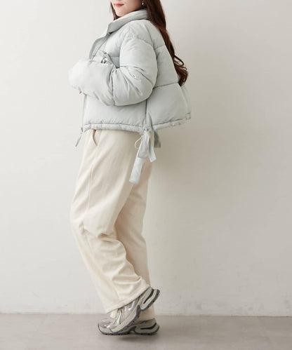 冬季保暖可拆卸蝴蝶結棉服【RMAF】