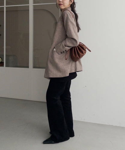 【CAPRICIEUX LE'MAGE×nanaco聯名】粗花呢夾克