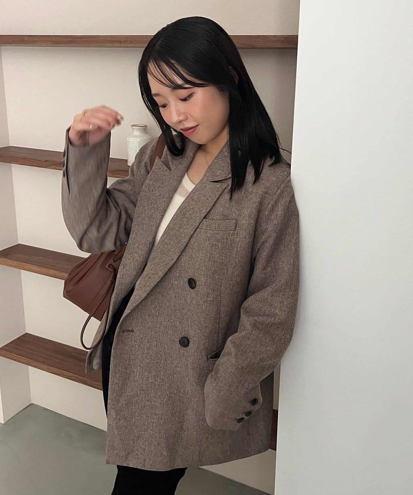 【CAPRICIEUX LE'MAGE×nanaco聯名】粗花呢夾克