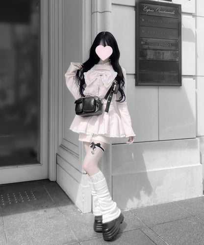 【網紅企劃】miko 蝴蝶結吊帶背心套裝