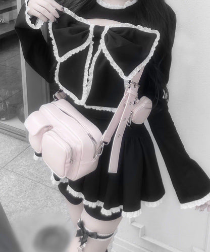 【網紅企劃】miko 蝴蝶結吊帶背心套裝