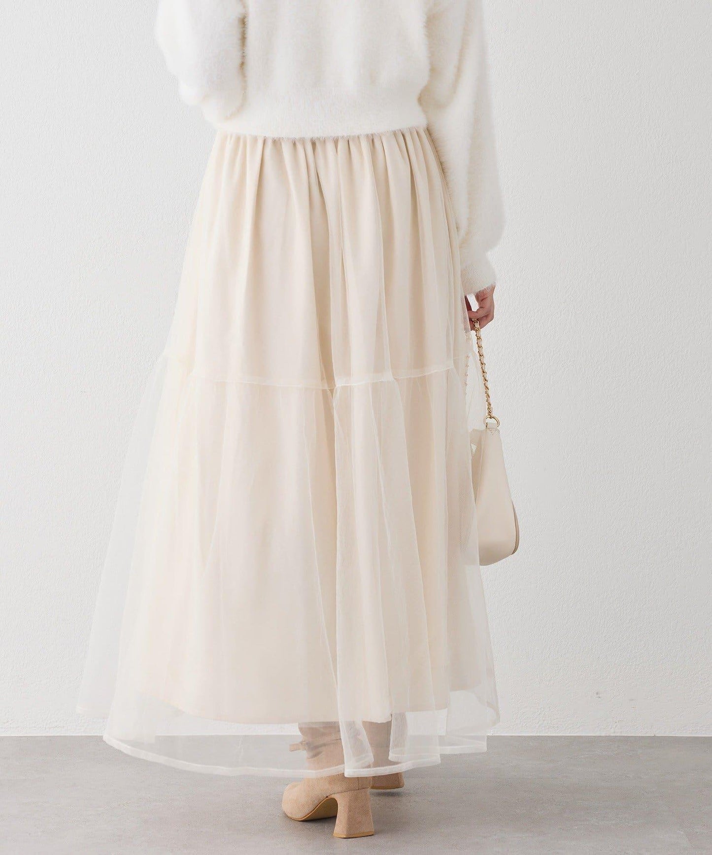 【套裝優惠商品】網紗長裙