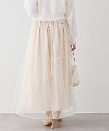 【套裝優惠商品】網紗長裙