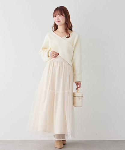 【套裝優惠商品】網紗長裙