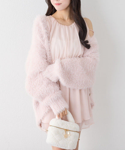 【套裝優惠商品】露肩褶皺長款上衣